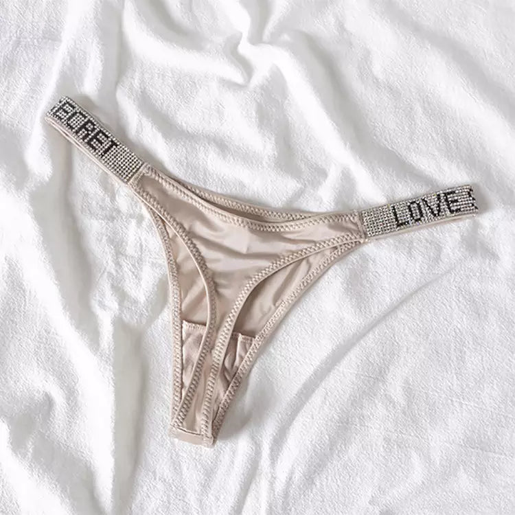 HAUTE SATIN THONG SET (12 PC BUNDLE)