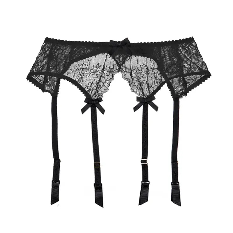 SAVOIR LACE GARTER SET (3pc) by santrea lingerie vancouver