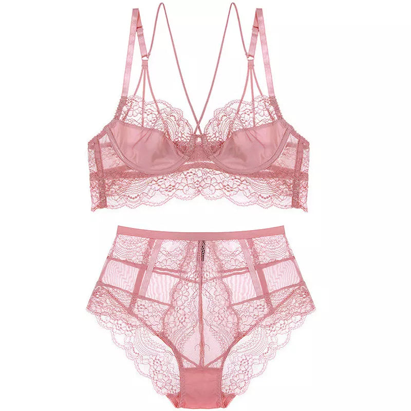 Amore Soft Lace set by santrea lingerie. vancouver. canada. sexy. elegant. two piece.