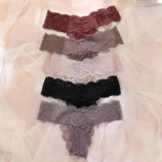 santrea lingerie.capri.lace.thongs.5set