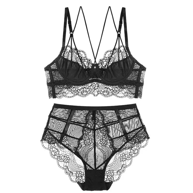Amore Soft Lace set by santrea lingerie. vancouver. canada. sexy. elegant. two piece.