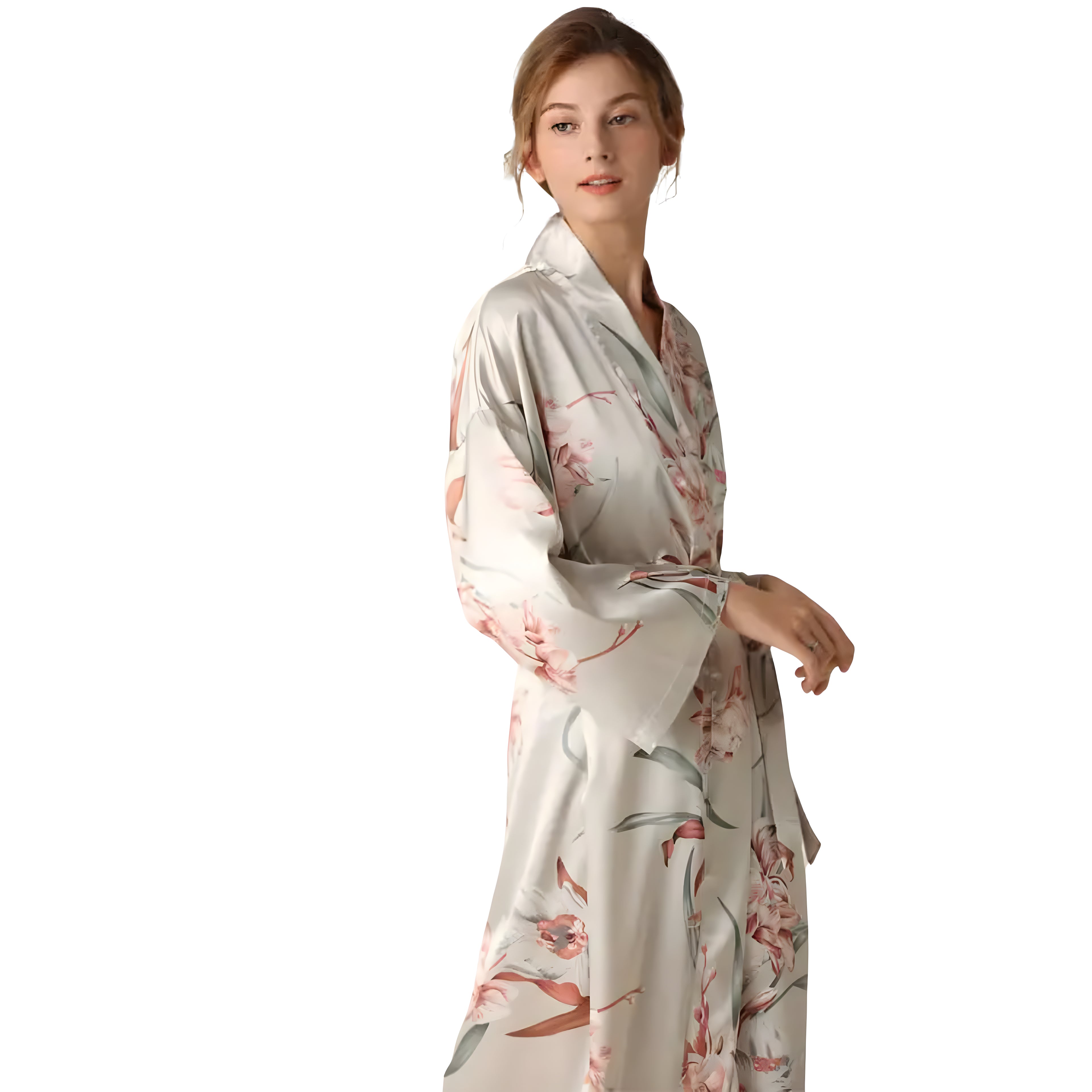Autumn Floral Sleep Set (3pc) by santrea lingerie manhattan robes collection