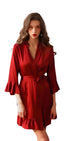 SANTREA SATIN LOUNGE ROBE BY SANTREA LINGERIE VANCOUVER