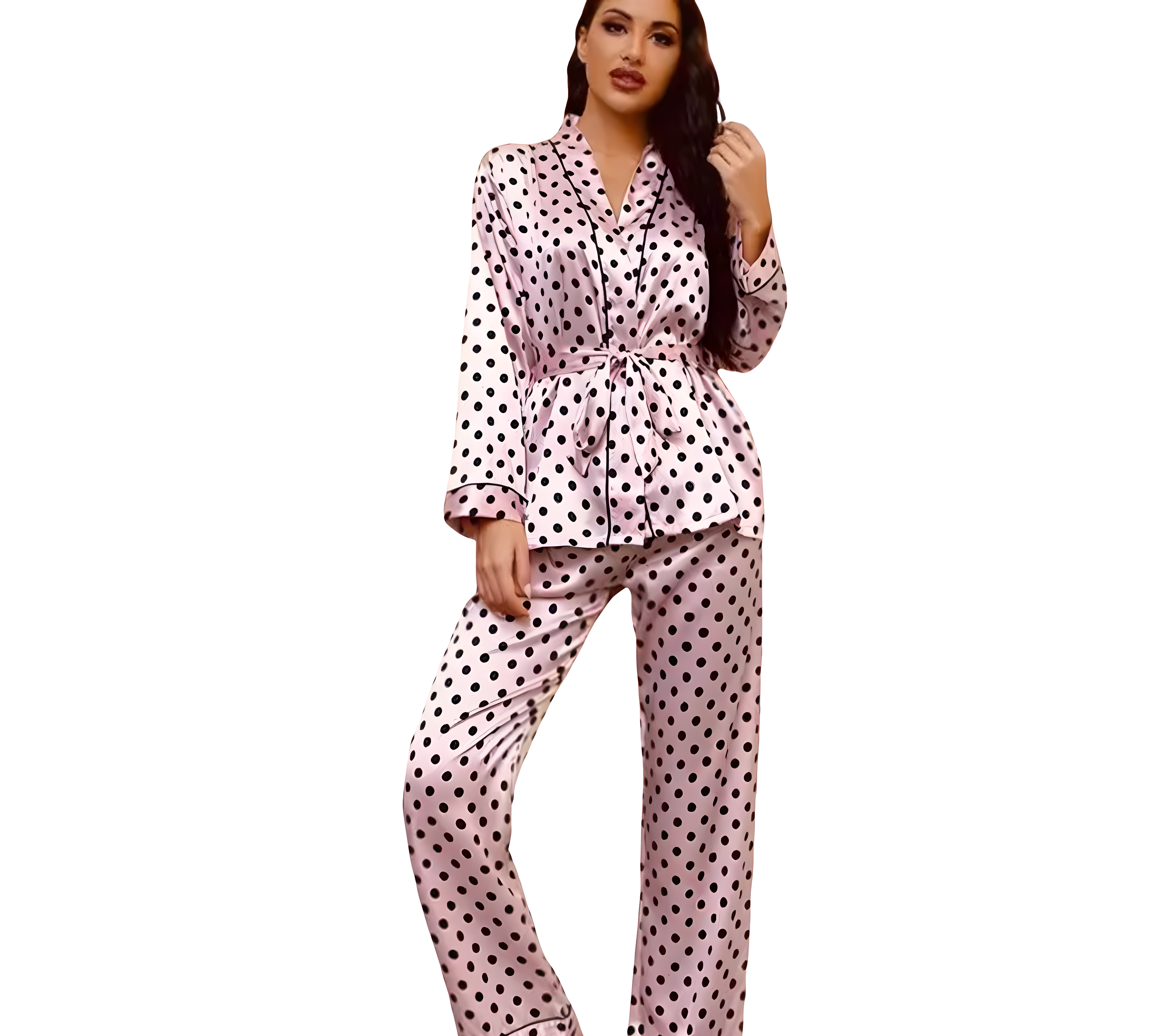 Silk Floral Pyjamas by Santrea Lingerie Vancouver