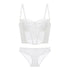 ivory white.wired lace corset by santrea lingerie vancouver