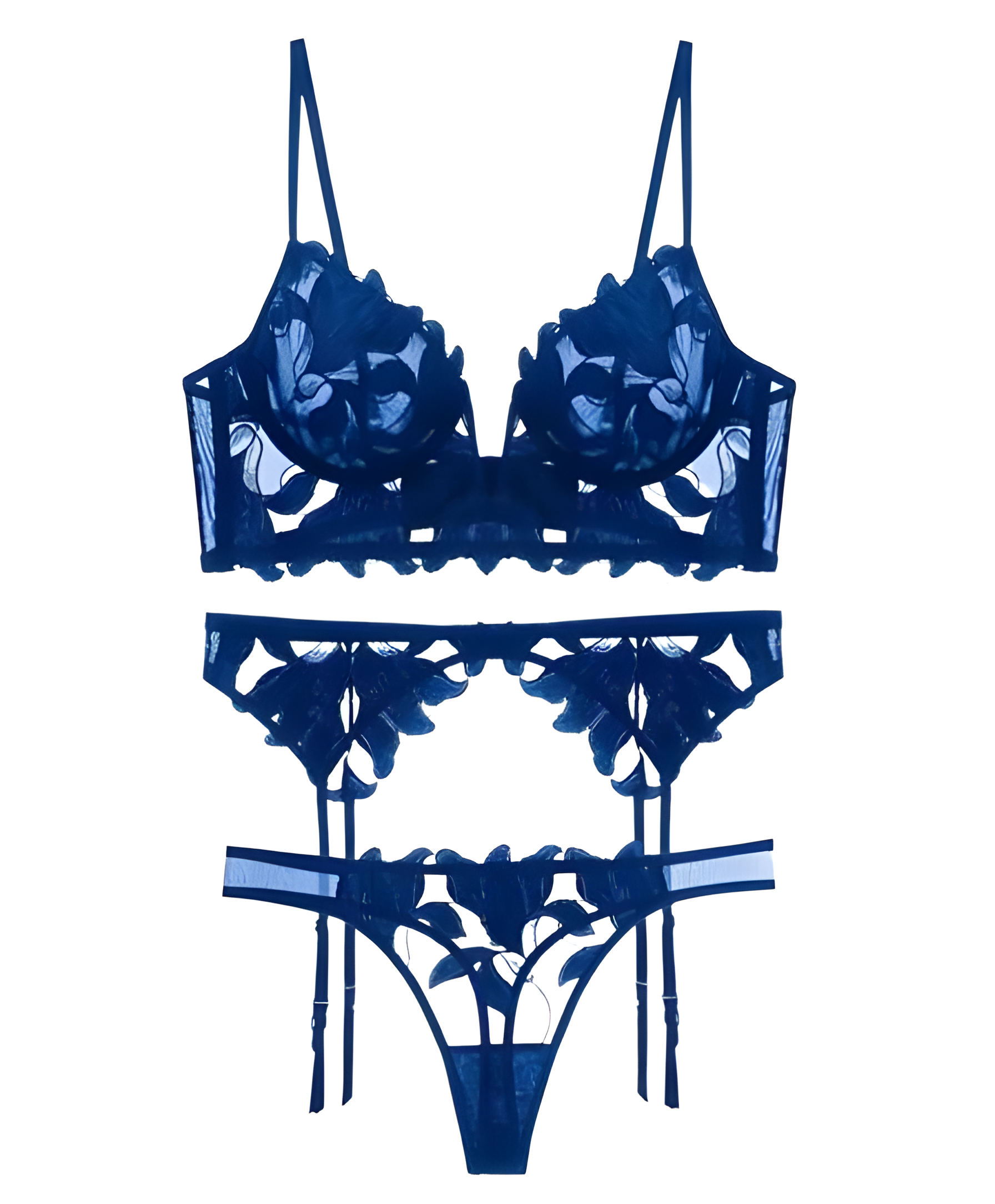 Hudson garter set by Santrea Lingerie