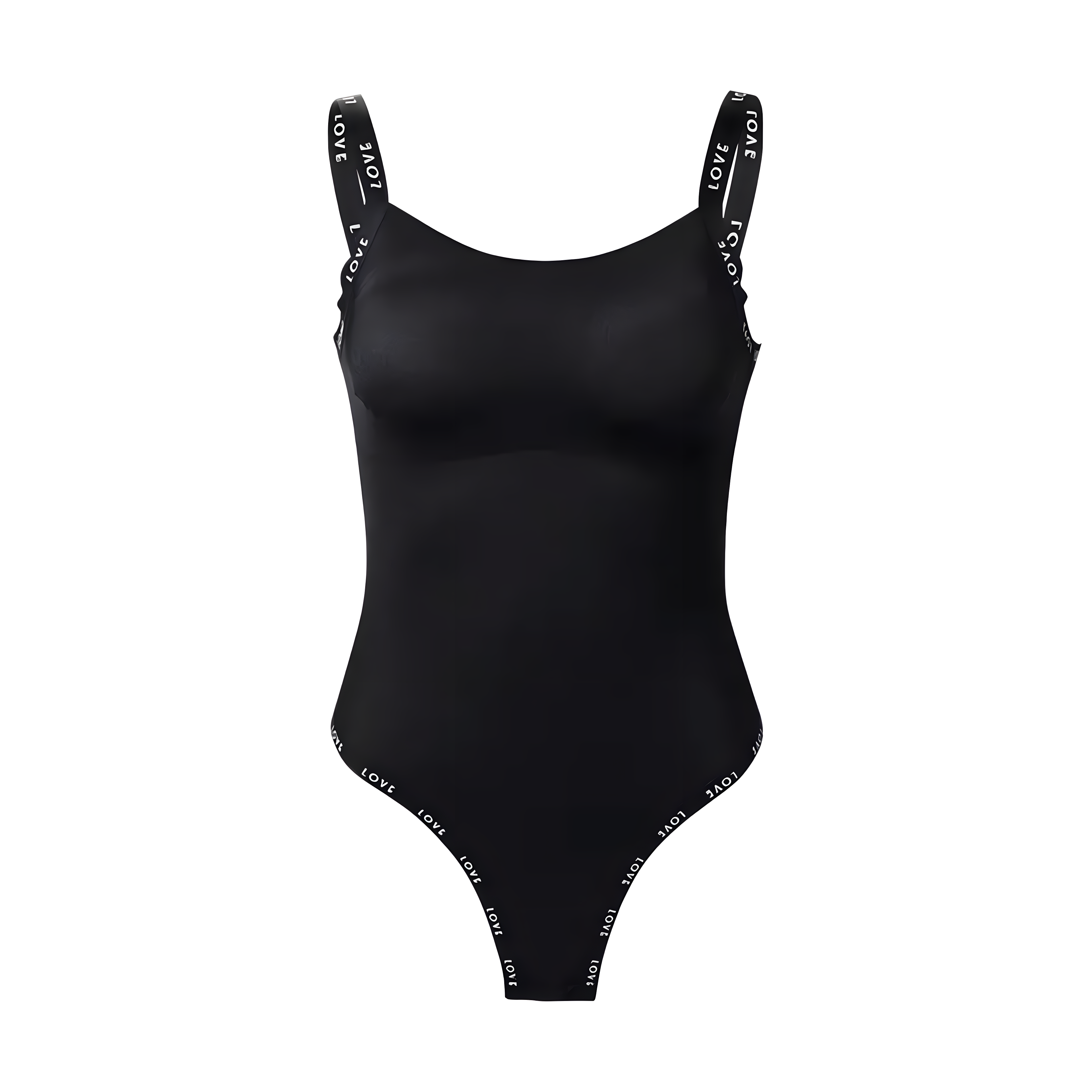 BLACK SNATCHED BODYSUIT