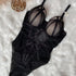 isabella mesh bandage bodysuit by santrea lingerie vancouver