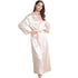 santrea silk SATIN LACE ROBE by santrea lingerie vancouver