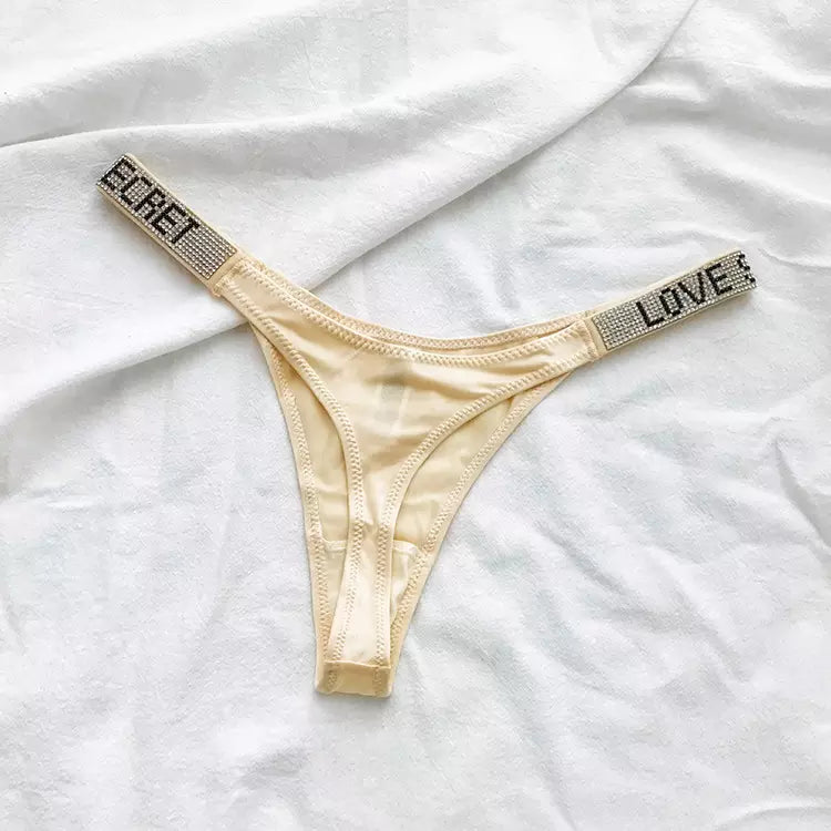HAUTE SATIN THONG SET (12 PC BUNDLE)