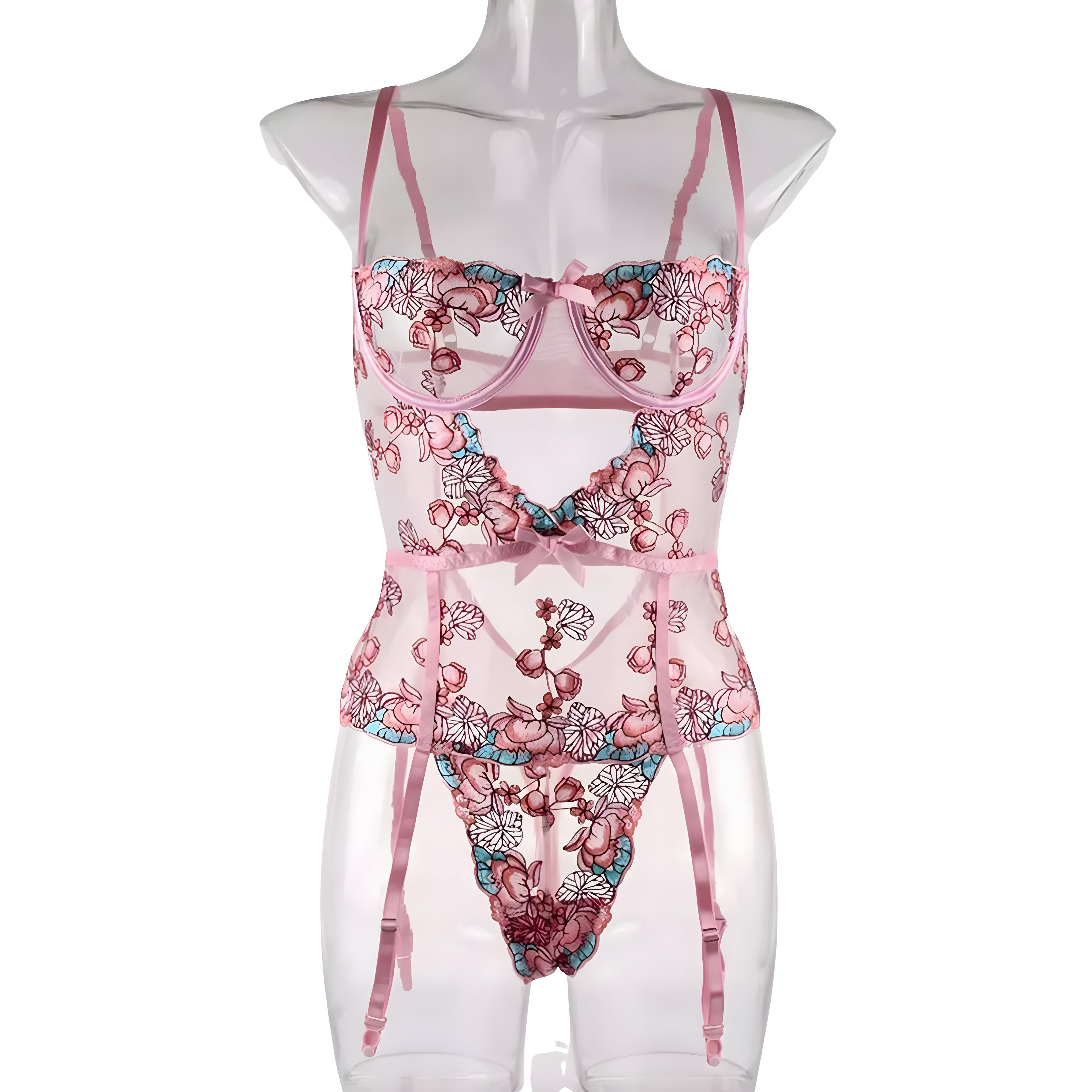 peony floral teddy by santrea lingerie vancouver