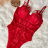 isabella mesh bandage bodysuit by santrea lingerie vancouver