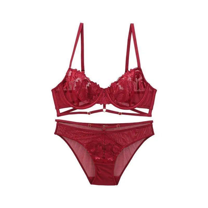 CONTEMPORARY EMBROIDERED SET by santrea lingerie