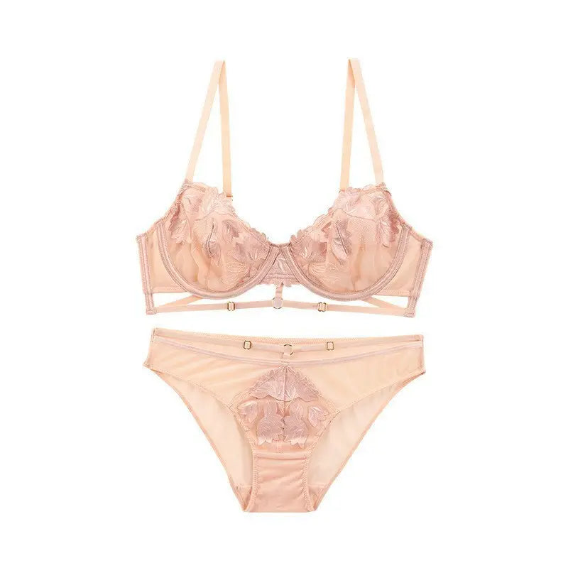 CONTEMPORARY EMBROIDERED SET by santrea lingerie