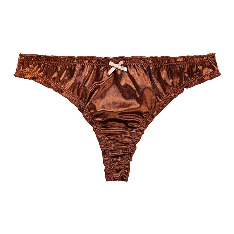 SEVEN-DAY-WEAR SATIN PUFF comfort PANTIES by santrea lingerie vancouver