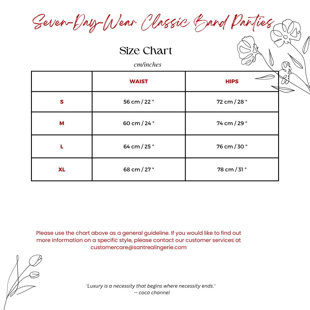 SEVEN-DAY-WEAR™ CLASSIC BAND PANTIES by santrea lingerie vancouver