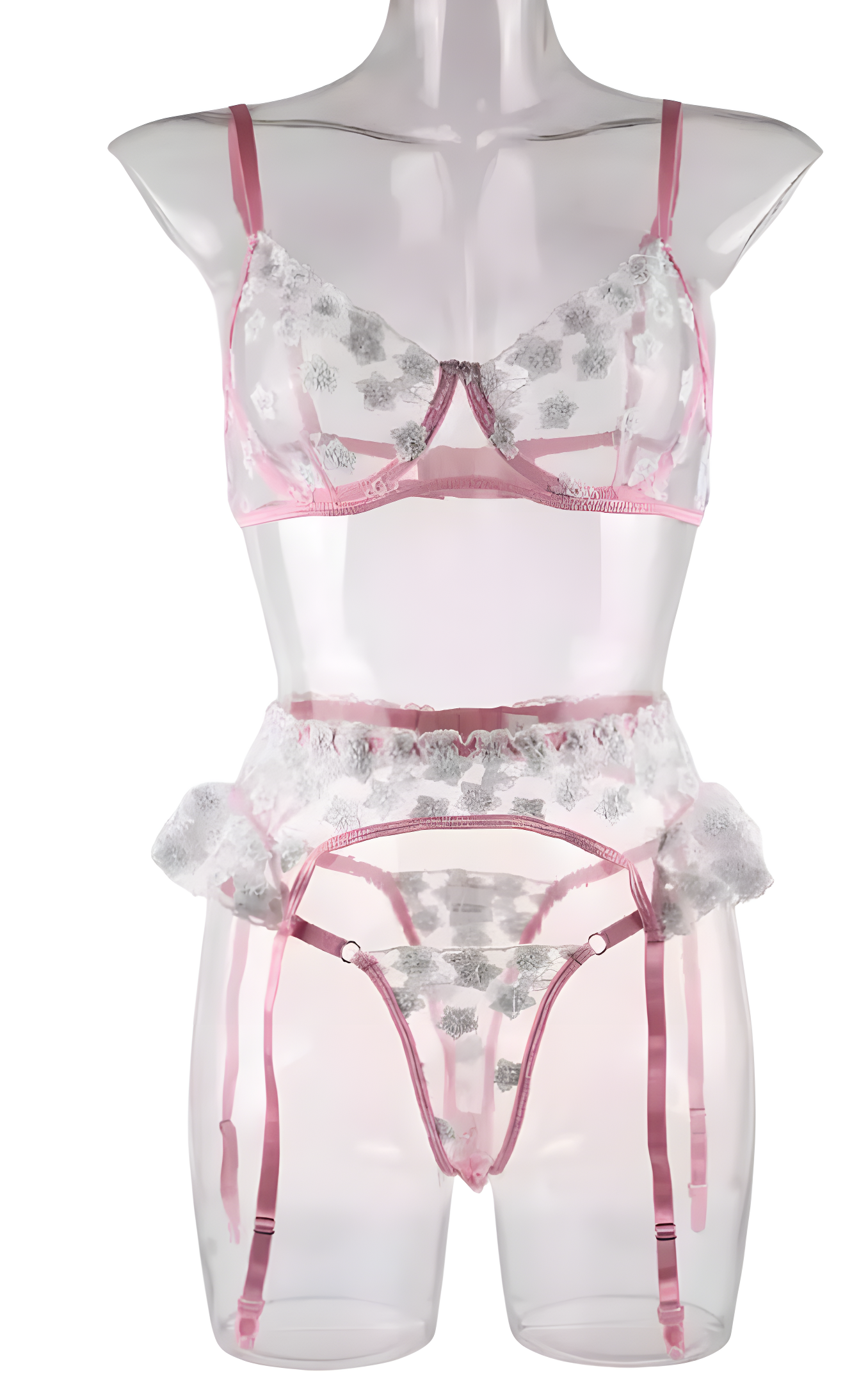 ROSE PEPLUM SET