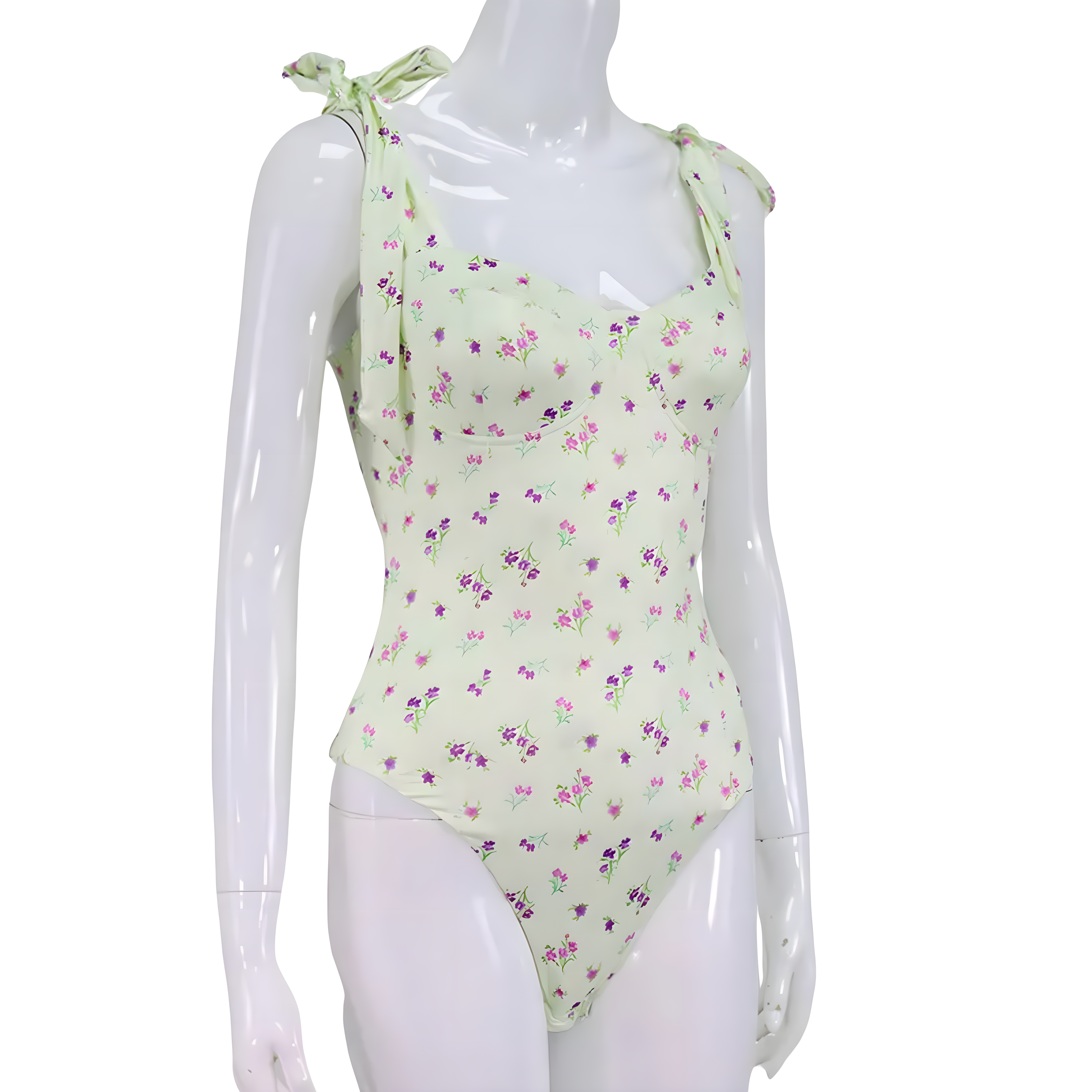 FLORAL YELLOW BODYSUIT