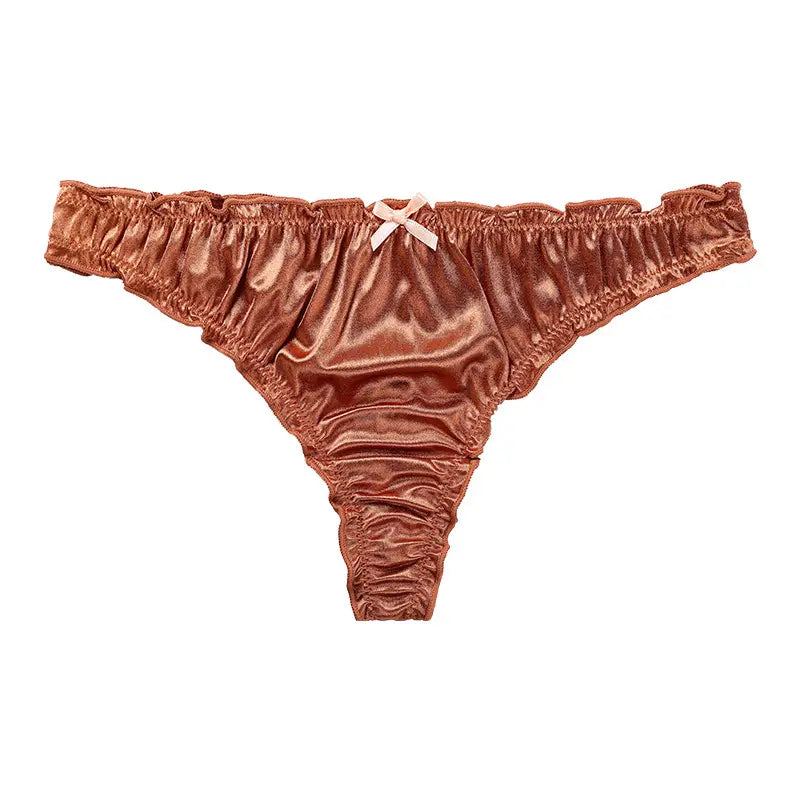 SEVEN-DAY-WEAR SATIN PUFF comfort PANTIES by santrea lingerie vancouver