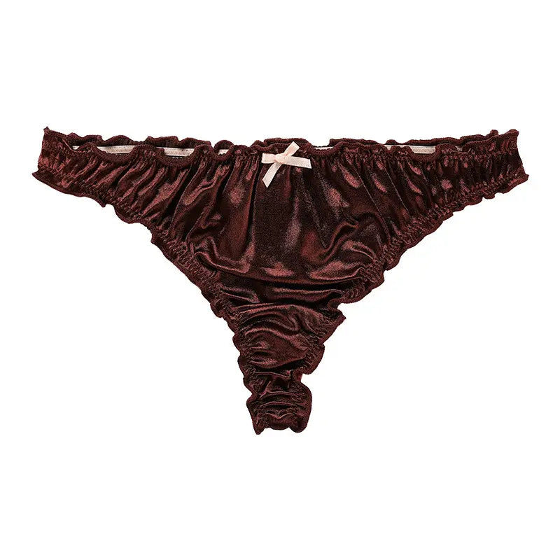 SEVEN-DAY-WEAR SATIN PUFF comfort PANTIES by santrea lingerie vancouver