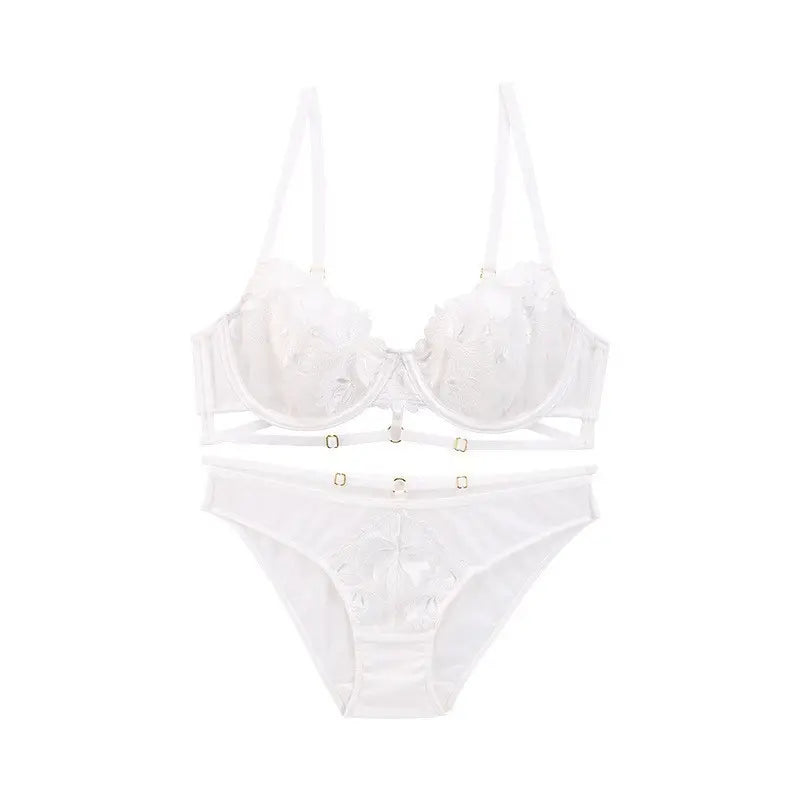 CONTEMPORARY EMBROIDERED SET by santrea lingerie