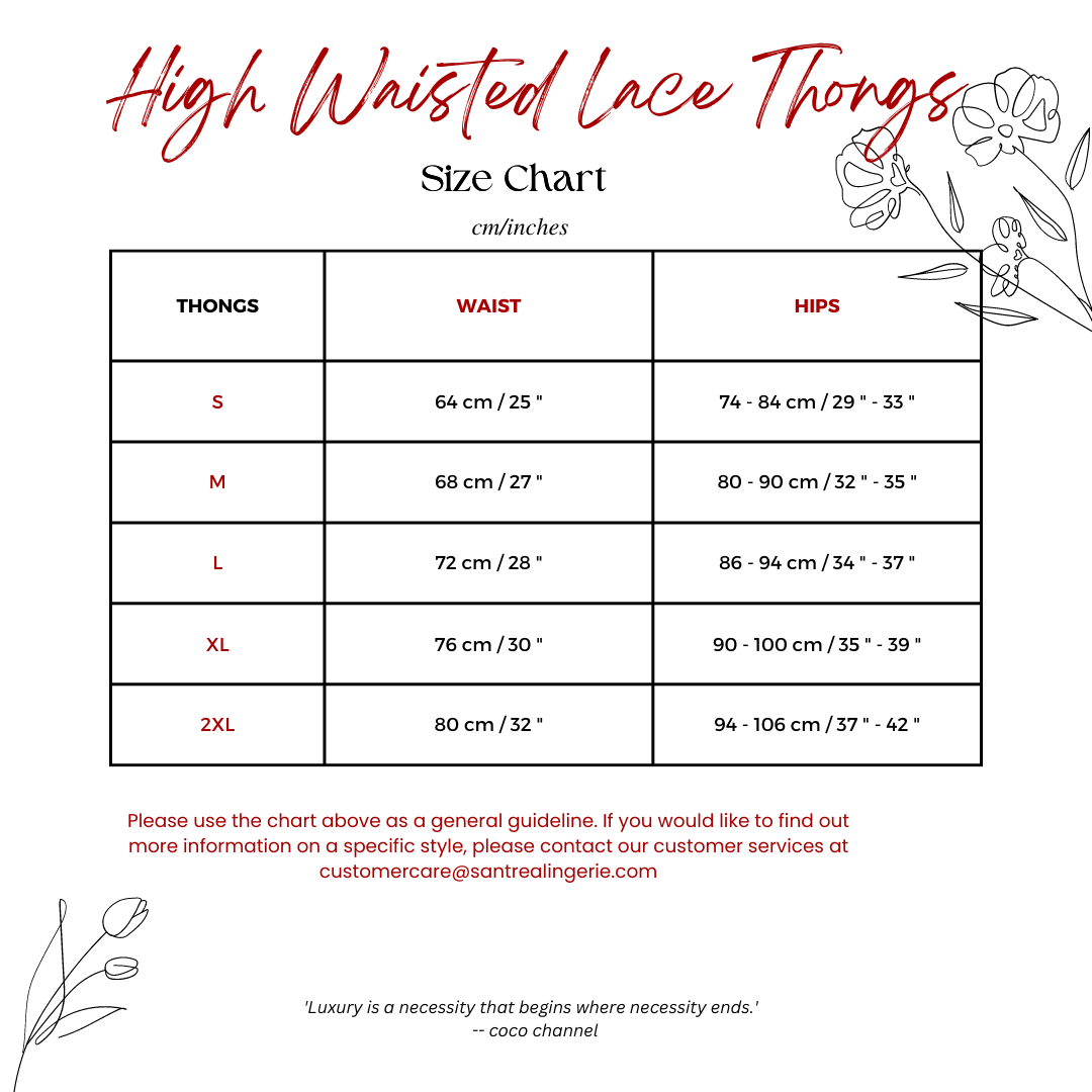 HIGH WAISTED LACE THONGS (3 PC SET)