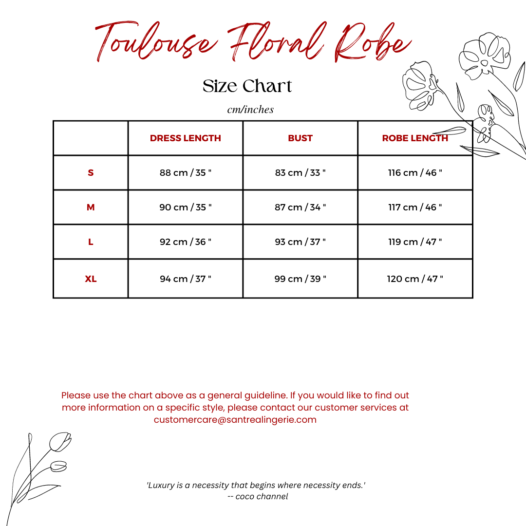 TOULOUSE FLORAL ROBE & SLIP (2PC)