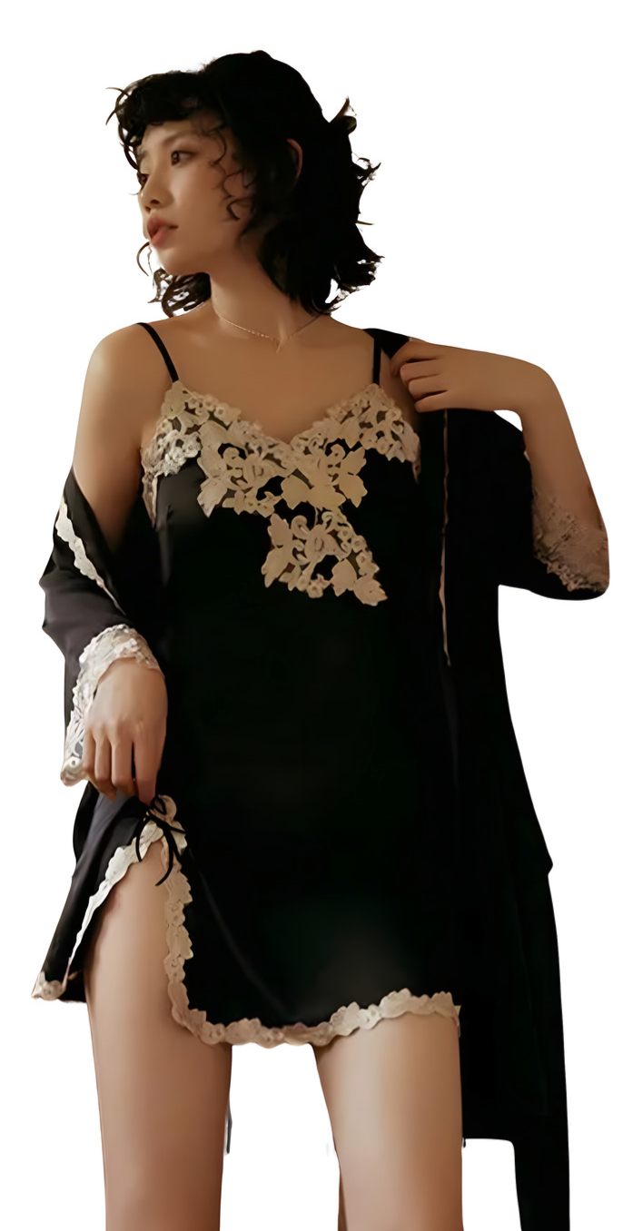 CHAMBÉRY EMBROIDERED ROBE