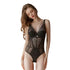 AUBREY MESH LACE BODYSUIT BY SANTREA MARINO COLLECTION. VANCOUVER.CANADA