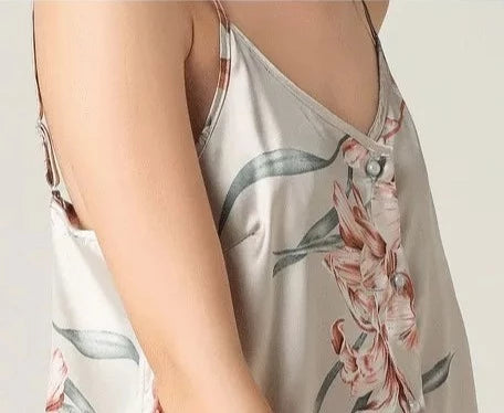Autumn Floral Sleep Set (3pc) by santrea lingerie manhattan robes collection