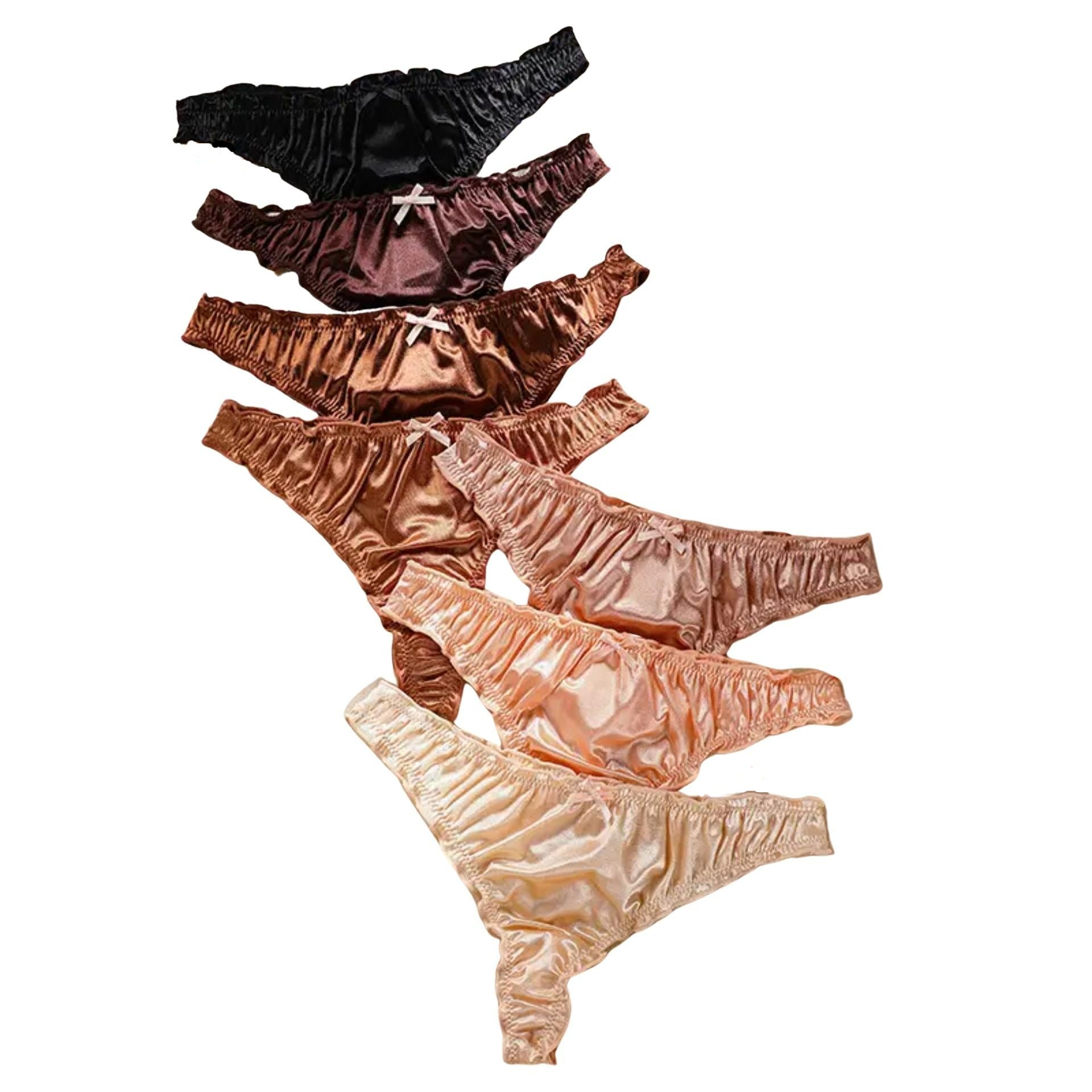 SEVEN-DAY-WEAR SATIN PUFF comfort PANTIES by santrea lingerie vancouver