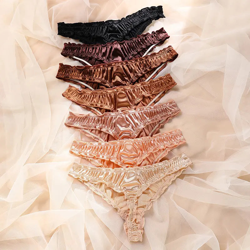 SEVEN-DAY-WEAR SATIN PUFF PANTIES by SANTREA VANCOUVER LINGERIE
