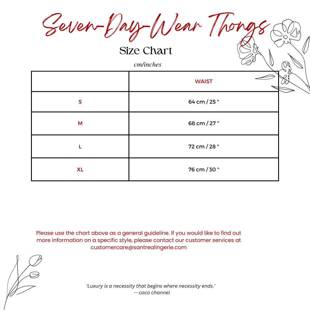 SEVEN-DAY-WEAR - ButterSoft THONGS by SANTREA LINGERIE VANCOUVER